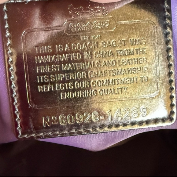 Coach Y2K Ashley Gray And Silver Ocelot Leopard Print Purse - Picture 7 of 8